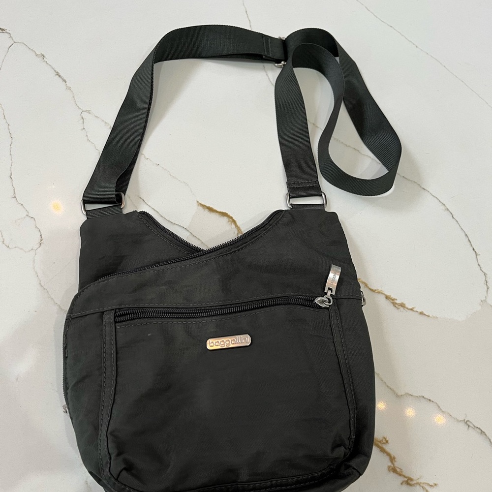 Baggallini Charcoal Crossbody Bag